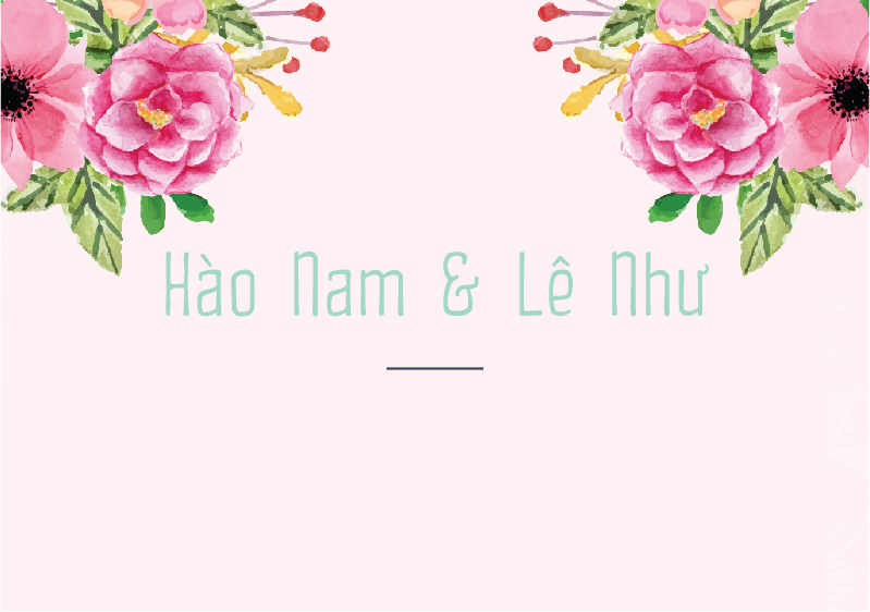 Thiệp cưới hiện đại Miền Bắc 13 x 18 K_3d